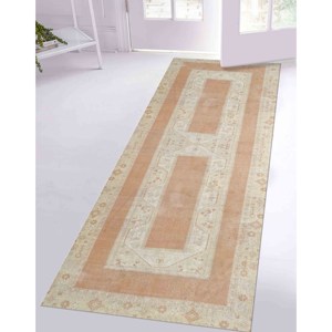 พรมตุรกีทรงเรขาคณิต: พรมแบบเปอร์เซียกันลื่น, พรมพิมพ์ลาย, พร้อมพรมขนนุ่ม - Product Image 5