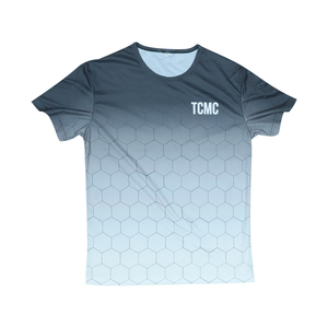 T-shirt 100% en polyester unisexe personnalisé en gros vêtements de football décontractés à séchage rapide avec sublimation complète - Product Image 1