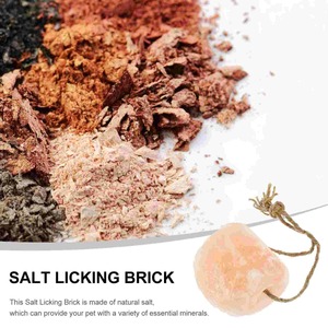 จี้รูปสัตว์เลียทำจากอิฐบล็อกเกลืออาหารสัตว์เพื่อความปลอดภัย - Product Image 5