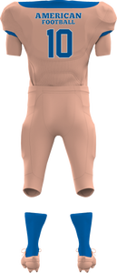 Venta al por mayor de uniformes de fútbol americano sublimación Pakistán fábrica personalizada uniforme de fútbol conjunto de aparejos Jersey y pantalones - Product Image 6