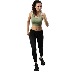 Leggings de performance pour femmes, vêtements de sport personnalisés, séchage rapide, taille haute, pantalons d'entraînement, fabricant OEM ODM Pakistan - Product Image 4