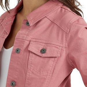 Activewear nueva chaqueta vaquera para mujer transpirable de manga larga a prueba de viento High Street 2025 chaqueta vaquera personalizada para mujer - Product Image 5