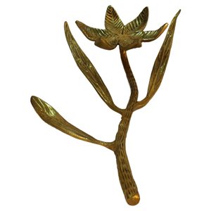 Elegance in Bloom Floral Candle Holder Glowing Serenity Handcrafted Candle Holder - Product Image 2