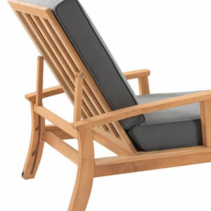 Teak Wood <b>Lounge</b> <b>Chair</b> with High Density Foam Frame and Material for <b>Outdoor</b> with Modern Design from Indonesia - Product Image 6