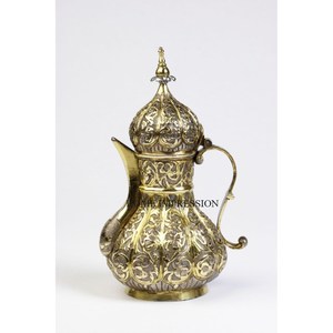 Beautiful Aluminum Arabian Dallah <b>Tea</b> Coffee <b>Pot</b> Eco-Friendly Customizable Premium Handmade - Product Image 2