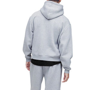 Sweat-shirts décontractés OEM en polyester/coton 200-500 g/m² pour hommes, coupe régulière, pull-over uni, anti-plis - Product Image 5