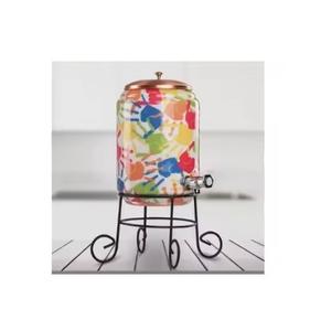 Distributeur d'eau en cuivre avec logo personnalisé, design moderne imprimé, support en métal, distributeur d'eau en cuivre, vente chaude - Product Image 5