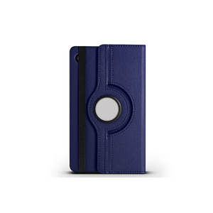 Étui rotatif Netzy bleu marine en PC et silicone pour Galaxy Tab A9 et iPhone – Housse de protection - Product Image 4