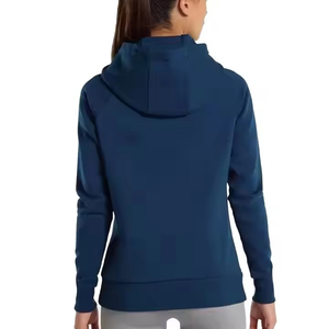 <b>Top</b> Selling Custom 100% Cotton Pullover Hoodie <b>for</b> <b>Women</b> Autumn Slim Outwear <b>Tops</b> with Hooded Collar <b>for</b> <b>Winter</b> - Product Image 4