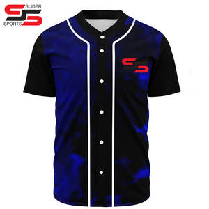 Haute qualité personnalisé 2025 rétro Cub neutre maillots de Baseball vendre des chemises à manches courtes de Baseball vierges - Product Image 4