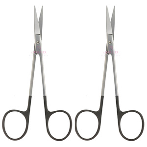 Instrument dentaire Ciseaux chirurgicaux en acier inoxydable Ciseaux pour pansements à l'iris Ciseaux droits pour tranchants - Product Image 4