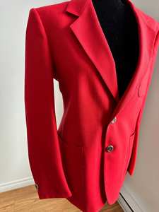 เสื้อเบลเซอร์ขนสัตว์แบบกระดุมสองแถวสำหรับทุกเพศทุกวัย ไซส์พลัส ปักลายโลโก้ตามสั่ง พิมพ์ลาย กันลม ระบายอากาศได้ดี คอวี - Product Image 4