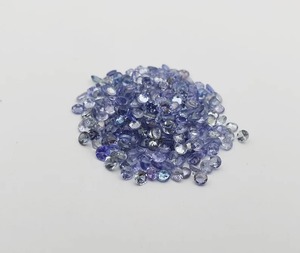 Piedra preciosa de tanzanita Natural 100%, 2X2 MM, corte brillante, tierra Azul extraída, piedra preciosa certificada por terceros para piedras preciosas sueltas - Product Image 4