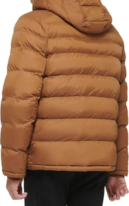 Manteau d'hiver en duvet Manteau à capuche Doudoune Vêtements pour hommes Veste Streetwear Impression Sangle Épaississante Bulle Manteaux Veste pour hommes Doudoune - Product Image 2