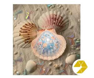 Vela de concha marina Premium con Ocean Breeze Scent Seashell Candle para Coastal Chic Decor Beach Theme Ambiance Idea de regalo romántico - Product Image 6