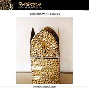 Cubierta de viento Shisha Hookah de Metal de lujo de alta calidad, nuevo diseño único, acabado de laca, tamaño mediano, latón, Narguile Sheesha Chicha - Product Image 5