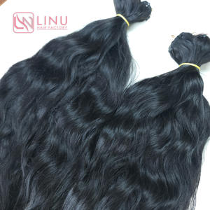 Paquetes de cabello crudo vietnamita virgen 100% de Venta caliente Cabello ondulado natural sin procesar ¡Extensiones de cabello humano excelentes sin enredos! - Product Image 4