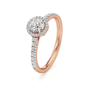 แหวนหมั้นเพชรคำมั่นสัญญาอันไม่มีที่สิ้นสุด - Product Image 1