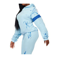 Ensemble de shorts et sweat à capuche court pour femme, qualité supérieure, personnalisable, style vintage, élégant, confortable, 100% coton, écologique, pour se détendre