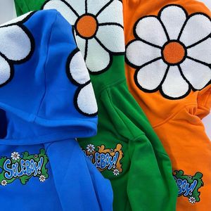 Pull double couche unisexe personnalisé Y2K Streetwear Pull lourd Sweat à capuche brodé de chenille fabriqué au Pakistan - Product Image 2