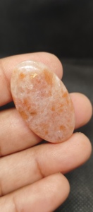 Piedra Preciosa Natural de Piedra Solar Naranja, Cabujón Pulido, Forma Mixta, Sin Tratamientos, para Fabricación de Joyas y Colgantes - Product Image 3