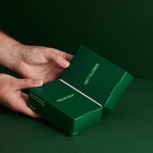 "บรรจุภัณฑ์กระดาษแข็งที่กำหนดเองสำหรับสบู่น้ำมันตัวแห้งกล่องเข็มกาแฟชาเขียวพร้อมกรอบการออกแบบใบหอมและความคิด - Product Image 1