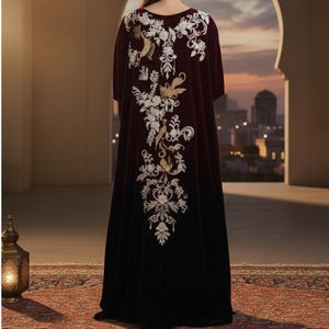 Vestido Clásico de Terciopelo al por Mayor, Tela Suave, Elegante para Fiestas, Reversible, de Secado Rápido, Alta Calidad, Marca Privada, Hecho en Fábrica, Venta al por Mayor - Product Image 5