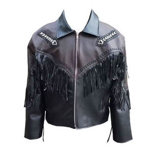 Chaqueta de Cuero Sintético Personalizada, Último Diseño, Ropa Exterior Masculina, Abrigos de Cuero PU, Chaqueta de Motociclista de Alta Calidad - Product Image 1