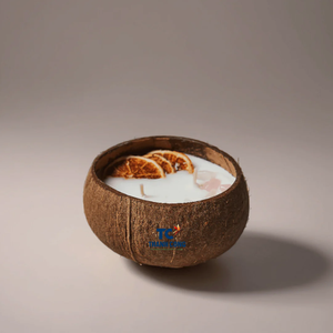 VELA DE COCO personalizable de Vietnam en cuenco de coco con logotipo grabado y múltiples mezclas de fragancias - Product Image 6