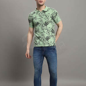 Golf de hombre personalizado de alta calidad para camiseta de Polo uniforme deportivo de punto sublimado con ajuste suelto y sólido ajustado regular - Product Image 4