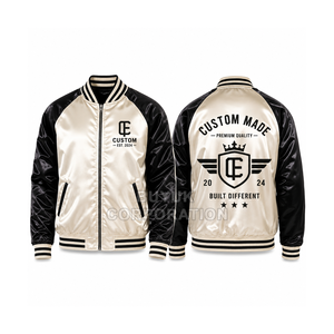 Unisex Canvas <b>Waterproof</b> Windproof High Street Varsity <b>Jacket</b> Solid Color Stand Collar Casual <b>Winter</b> Bomber Coat Regular Front - Product Image 5
