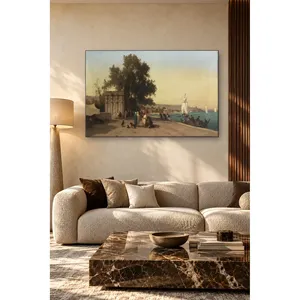 Impression sur toile de la route côtière de Brest au détroit par Fida Germain Fabius - Product Image 3