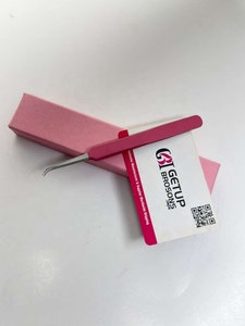 Meilleure pince à cils GETUP BROSONS IMPEX anti-magnétique et anti-statique, longueur 10 mm, rose, petite, isolée, personnalisée, couleur noire, en acier inoxydable - Product Image 2