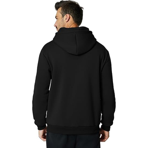 2025 tendance hommes fermeture éclair sweats à capuche Logo personnalisé sweats zippés vêtements de sport décontracté Streetwear sweats à capuche en gros - Product Image 5
