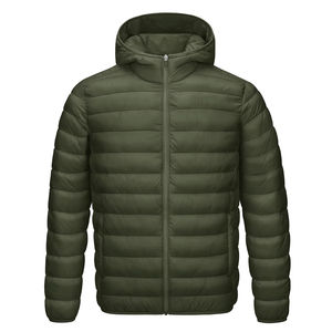Chaqueta Acolchada con Capucha Larga para Hombre, Resistente al Agua, Abrigo Grueso y Cálido para Invierno, Otoño, Esquí, Senderismo, Cortavientos, Plumón de Pato - Product Image 5