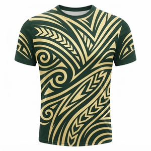 Camiseta de Diseño Tribal para Hombre, Nueva, de Alta Calidad, Cuello Redondo, Logotipo Personalizado, Manga Corta, Transpirable, Corte Regular - Product Image 6