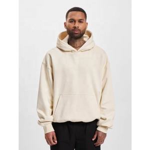 Servicio OEM Sudadera con Capucha de Algodón Grueso para Hombre, Diseño Personalizado con Logotipo Francés Bordado, Talla Grande, Oferta al por Mayor 2024 - Product Image 2