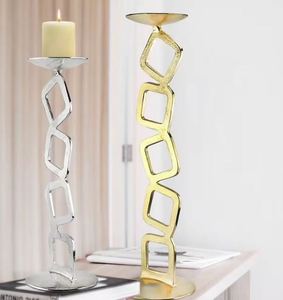 Bougie sans flamme en métal naturel, longue, imperméable, 4 couleurs, pour mariage, décoration de la maison, vacances - pour Noël, Saint-Valentin - Product Image 1