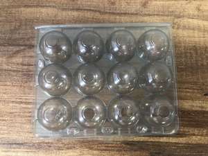 Plateau à œufs de caille pour animaux de compagnie, 12 cellules en plastique de haute qualité, vente en gros, boîte à œufs transparente jetable avec couvercle - Product Image 5