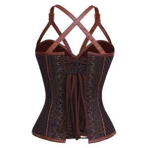 Corset en cuir véritable pour femmes, haut sexy, shapewear moderne, corset pour grandes tailles, respirant, de la meilleure qualité à bas prix - Product Image 3