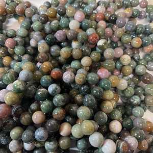 Bracelet en perles naturelles pour femmes perle d'agate 12mm 7-8.5 pouces or style bohème mignon avec boîte cadeau incluse - Product Image 4