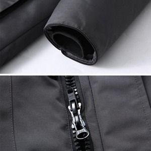 Trendy Canadian Style Men's Unisex <b>Winter</b> Canvas <b>Thick</b> Warm Reversible Eco-Friendly Large Collar Parka <b>Coat</b> - Product Image 5