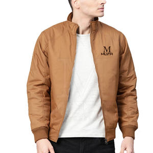 Blouson aviateur à col montant style street pour hommes tissu en toile à séchage rapide polyester de haute qualité vente en gros pour la saison d'hiver - Product Image 1