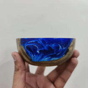 Indian Handcrafted Made Epoxy Resin Wood Joint Serving Bowl <b>Dinnerware</b> Bowl Bulk Quantity Cheap Price Good Quality - Product Image 1