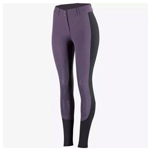 OEM personalizado de alta cintura de compresión pantalones de montar a caballo señoras ecuestre Western Rider Leggings en color púrpura - Product Image 4