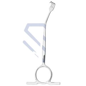 13 cm Right Sharp <b>Dental</b> Retractor by Williger Manual Stainless Steel <b>Surgical</b> <b>Instrument</b> Metal Basis - Product Image 1