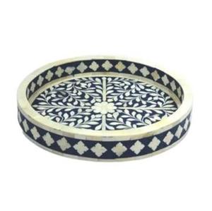 Plateaux en bois de forme personnalisée pour servir des pizzas, incrustations d'os, plateau de service pour le petit-déjeuner design, style moderne, plateau de service pour gâteaux - Product Image 5