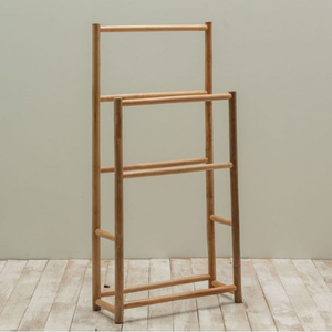 Porte-vêtements en gros supports en bambou présentoir de vêtements rails debout pour vêtements décor de magasin de détail commercial - Product Image 1