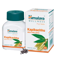 Himalaya Wellness Ayurvedisch Kruidensupplement 60 Tabletten Kapikachhu Vitamine C Oplosmiddel-geëxtraheerd Wild Geëxploited Fles Gezondheid