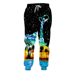 Pantalones deportivos unisex con estampado de poliéster 100% para correr, de secado rápido, ligeros, para gimnasio, con diseño personalizado - Product Image 3